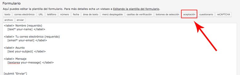 configurar cf7 2 1