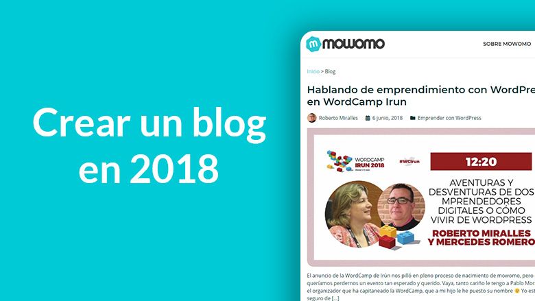 Create a blog in 2018