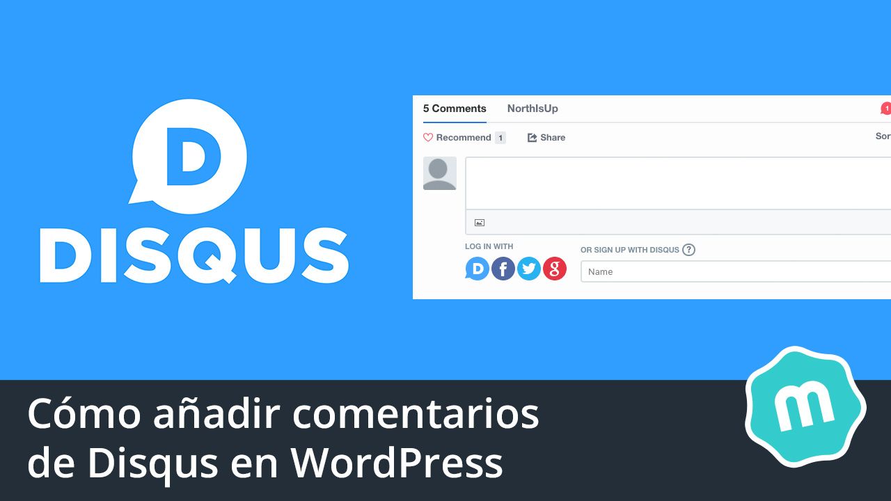 Cómo añadir comentarios de Disqus en WordPress