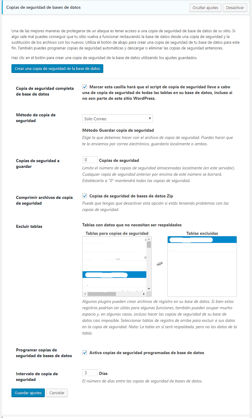 database backups