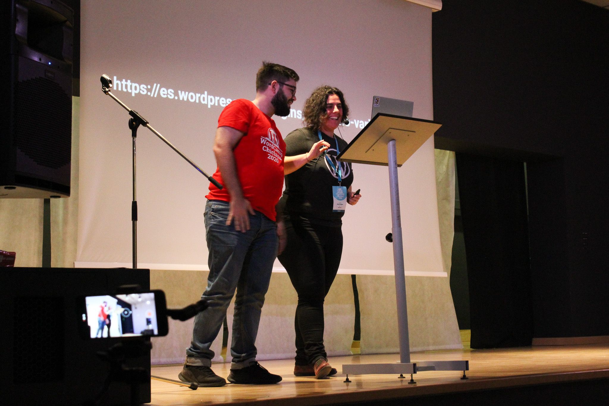 Ana Cirujano at the WordCamp Chiclana 2020