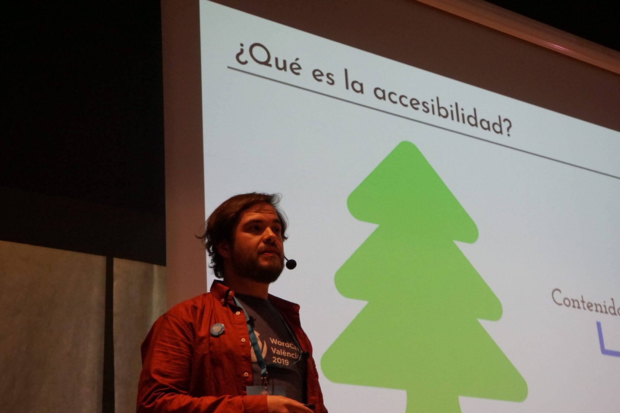 Vicent Sanchis at the WordCamp Chiclana 2020