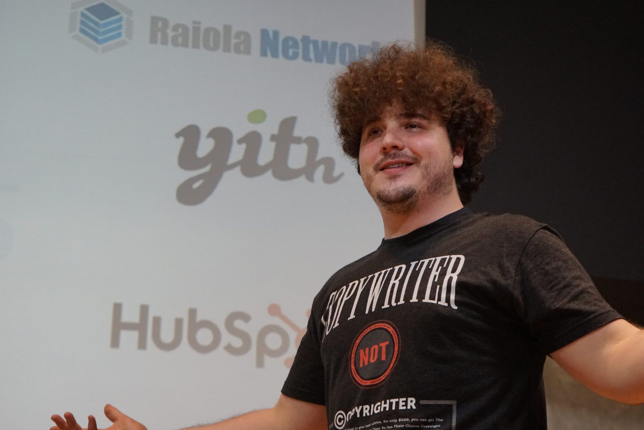 Nahuel Cassino at the WordCamp Chiclana 2020