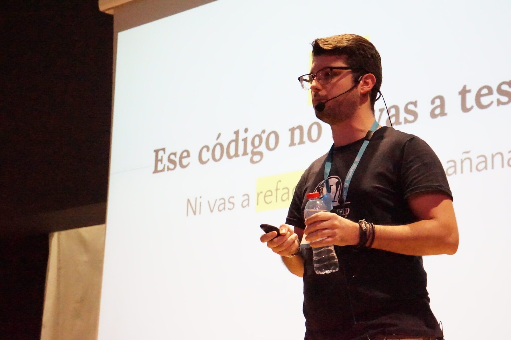 Santiago Alonso at the WordCamp Chiclana 2020