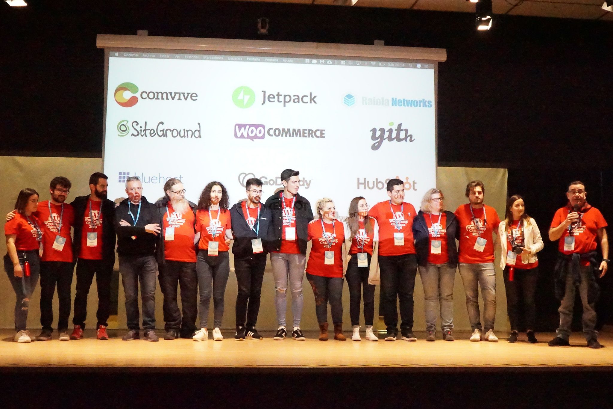 Organizers of the WordCamp Chiclana 2020