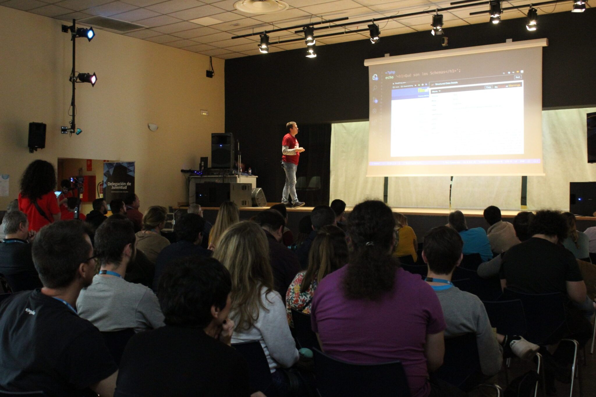 David Pérez at the WordCamp Chiclana 2020