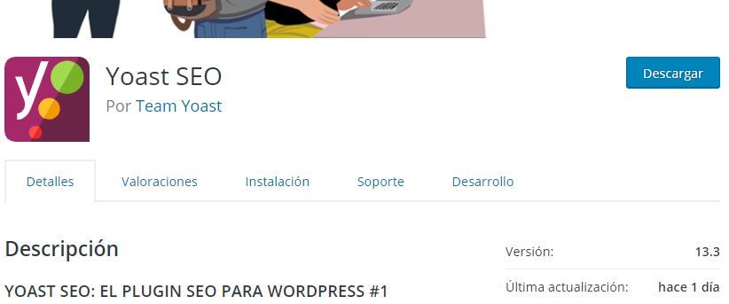 Instalar Yoast SEO