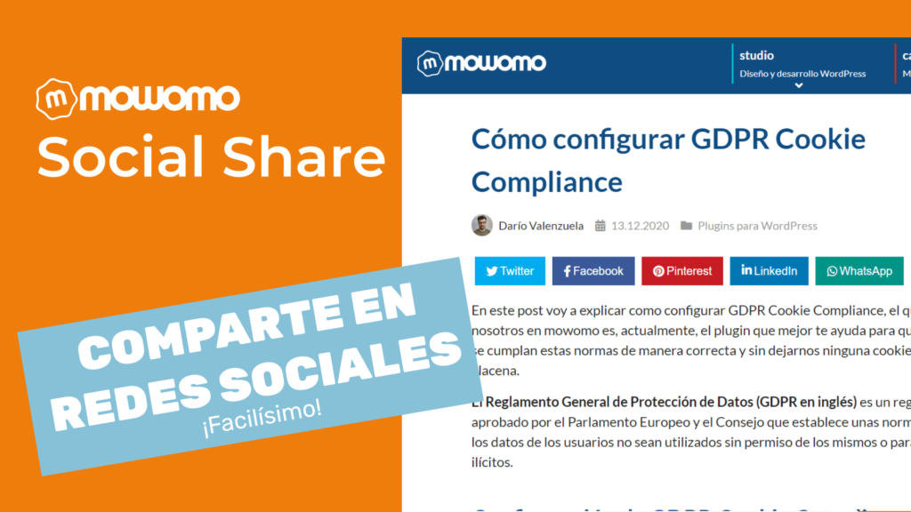 mowomo social share compartir redes sociales