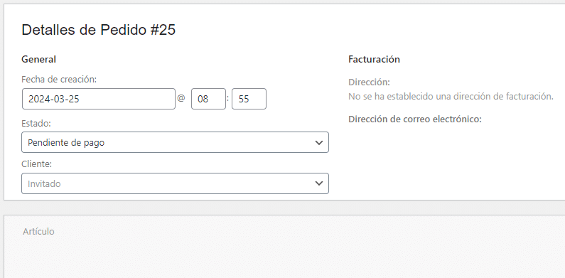 Gestión de Pedidos en WooCommerce