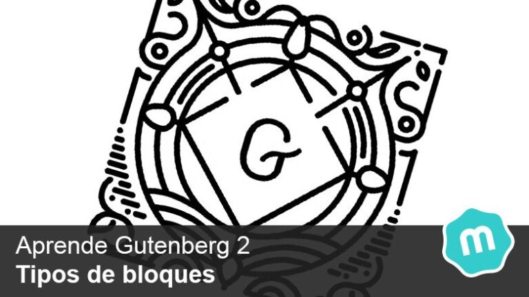 Aprende Gutenberg 2: Tipos de bloques