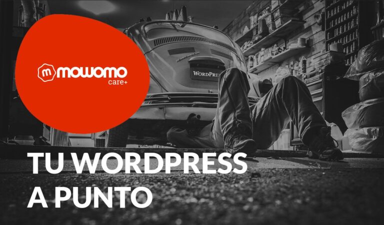Lanzamos mowomo care+: Servicio de mantenimiento para tu WordPress