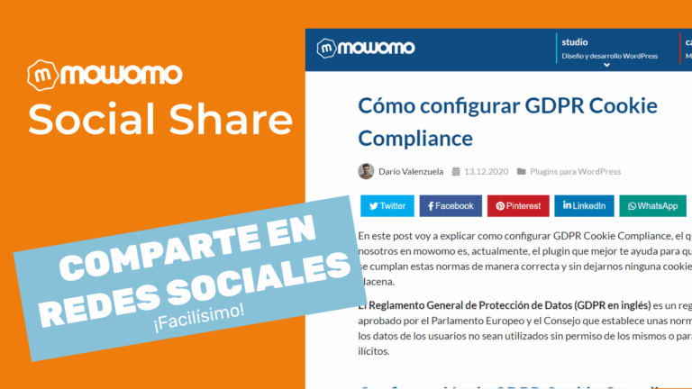 Cómo compartir una entrada en redes sociales en WordPress