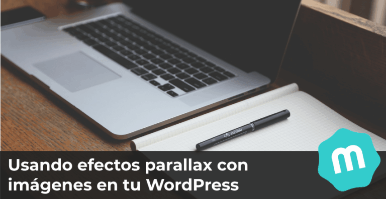 Usando efectos parallax con imágenes en tu WordPress