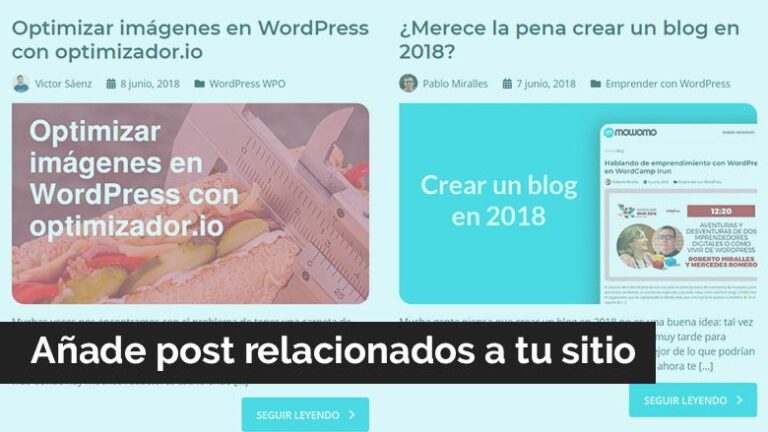 Añade posts relacionados en WordPress