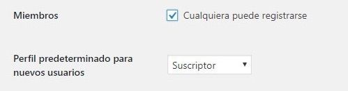 Gestión de perfiles o roles de usuarios en WordPress
