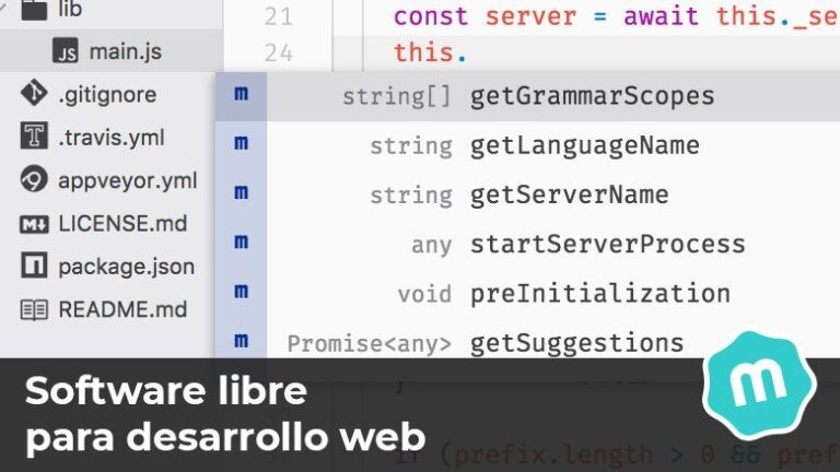 Software libre para desarrollo web (Primera Parte)
